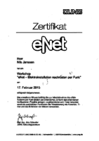 Zertifikat eNet-Systems